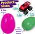 stargo 8 Pack 3.2" Colorful Prefilled Easter Eggs bulk with Racing Mini Car Vehicles - Pull Back Cars | Plastic Easter
