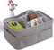 Generic Diaper Organizer Basket - Portable Corduroy Large Tote, Nursery Storage Bag For