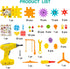 248 Set Set 3-8 STEM Education Building Toys, PCS Electric Gear Building Blocks Toys with Drill, Toddler Screw Toy