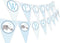 Blue Baby Shower Banner Pennant, Little Elephant