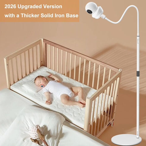 Derebir HDS2 Upgraded Baby Monitor Floor Stand Holder Mount Compactible with Babysense / Max View and Pro/Prisma Baby