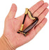 Wooden Miniature Harp - 3.54"x1.97"x0.91" Musical Instrument Replica for Dollhouse Decoration