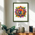 500 16.5'' 16.4'' Mys Aurora Mandala Wooden Puzzles for Adults, Piece Unique Shaped Wood Evil Eye Jigsaw Puzzles