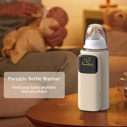 xeamun 6000 Portable Baby Milk Bottle Warmer for Breastmilk and Formula Feeding,Travel Fast Baby Bottle-Feeding Breast
