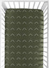 Sweet Jojo Designs Dark Green Boho Arrow Boy Girl Baby Fitted Crib