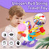 4 in 1 Baby Toy for 6-18 Months, Learning Toys for Babies, Busy Cube, Stacking Toys, Unicorn Pull String Toy