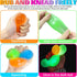 TXP 12Pcs Glow in The Dark Sticky Balls Toys, Upgraded Glowing Sensory Balls Stick to The Ceiling, Stress Balls