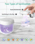 99.99% 59 GROWNSY Pacifier Sanitizer Portable, UV Light Sanitizer on The Go for Baby, USB Charging Sanitizer Case, Mini