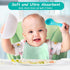 12 Pack-Microfiber 7 9 Inch HOMEXCEL Baby Washcloths Coral Fleece Baby Bath Face Towel x Extra Absorbent and Soft Burp