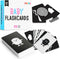 Merka Newborn Toys, Set of 50 High Contrast Black and White Baby Cards for Visual Stimulation and Sensory Development