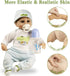 16" Set 3 Realistic Reborn Dolls Boy, Lifelike Silicone Vinyl Baby Realistic Baby Dolls Toys Looks Real with Weighted