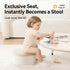kindsgut 1-7, 3-in-1 Toddler Toilet Potty Chair for Toddlers Kids Potty Training Seat, Potty Chair for kids Portable
