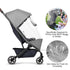 GOCKUAP Rain Cover for Joolz AER+ Stroller, Windproof & Waterproof Stroller Weather Shield Accessory, All-Season Baby
