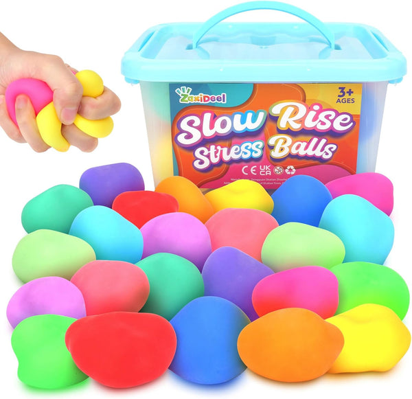 Squishy Stress Balls for Kids - 24 Pack Dough Squishy Fidget Toys