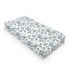 Watercolor Swan Boho Floral Changing Pad Covers, Retro Flowers, Soft Breathable Stretch Baby Mats 32''x16'' White