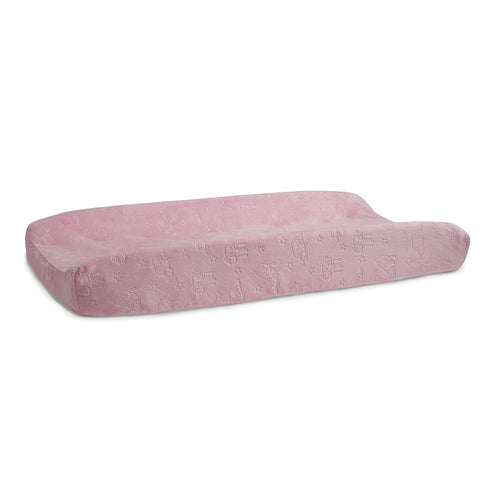 Contoured Pink Changing Pad with Plush Cover by Serta Perfect Sleeper