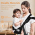 25-60lbs, Baby Carrier Newborn to Toddler - Adjustable Sling Carrier for Comfortable Hands-Free Carrying (Black)
