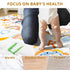 Mfmiudole 71"59" Tummy Baby Gyms Playmats for Playpen, Boho Rainbow Play Mat for Playpen Playyards Thicken Soft Padding