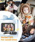 Babyvue BC1 4.5" 1080P 3X 2-Min Baby Car Camera, HD Screen & Zoom, AUTO IR Night Vision Car Baby Monitor