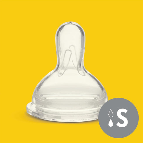 Medela Slow Flow Spare Nipples with Wide Base, Compatible with Medela Storage Bottles, Made without BPA, 3 Count (Pack of 1)