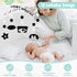 3-Mode Montessori Baby Crib Mobile High Contrast Mobile for Crib, Black and White Nursery Mobile with Upgraded Music