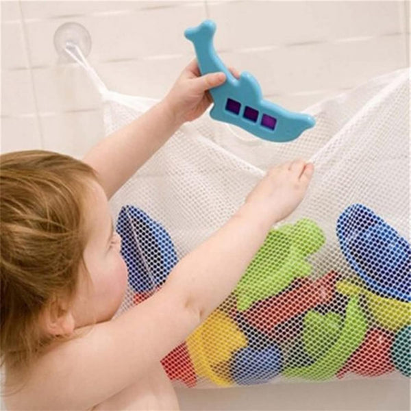 ShanLily Bath Toy Organizer Mesh Bag Baby Bathtub Hanging Storage Bag Quick Drying
