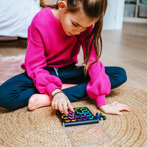 120 7+, SmartGames IQ Digits Compact Travel Logic Game with Number Challenges, Math & Puzzle Brain Teaser for Kids