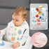 100 Shinymoon Pcs Disposable Baby Bibs Individual Wrapped Travel Bibs Waterproof Food Catcher for Toddlers Girls Boys