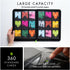 9 360 Album 20 Vault X Pocket Trading Card Zip Binder, Cards, Premium Exo-Tec Material, Side-Loading Pages, Folder