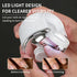 Generic Trimmer 3-Speed Electric Nail Clipper for Seniors and Babies, Automatic Nail with LED Light & Magnifier, Nail