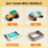 Noorastars 800 5 18 Pieces Building Bricks, Sizes Building Pieces, Classic Slope Block Bulks - Compatible with All