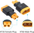 XT60 Male to XT30 Female Adaptor, Wireless Connector Plug for RC FPV Drone Car Lipo NiMH Battery Charger
