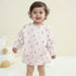 2 Pack Susurration Feeding Bibs Long Sleeve (Pink Flower)