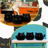 Black Cat Plush, 3Pcs Cute Mini Stuffed Animal for Home Decoration, Soft Cat Plush Birthday Gift for Kids Boys Girls