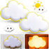 Mudder 2 Pack Night Light Plug into Wall, Soft LED Night Light for Nursery, Warm Sensor Plug-in, Cloud & Yellow