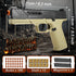 Shell Ejecting Toy Gun Pistol, Soft Bullet Toy Guns for Boys, Kids, Automatic Pull Back Action Toy Pistols, Fun