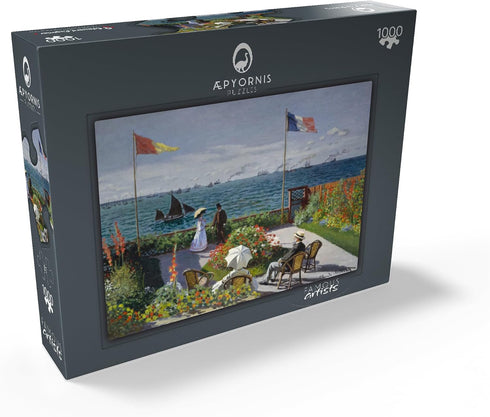MyPuzzle 1000 Piece Jigsaw Puzzle - Garden at Sainte-Adresse by Claude Monet for Adults