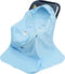 Miracle Baby Car Seat Swaddle Blanket, Waffle Carseat Blanket for Babies, Stroller Wrap Blanket