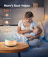 34 FamiSym White Noise Sound Machine Baby for Sleeping with Night Light Soothing Sounds, Rechargeable White Noise