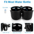 Accmor Double Cup Holder for Stroller, Universal Bike Cup Holder, 2-in-1 Cup and Phone Holder for Stroller, Wheelchair