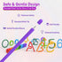 FEWOVUZ Fidget,8Pcs Little Ouchies Pain Textured Silicone Sensory Sticks Fidget Toys for Kids Adults, Flexible Fidget