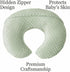 OMYS Nursing Pillow, Breastfeeding Pillows with Removable Cover for Mom with Breathable Filling, Ergonomic Baby Feeding