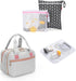 Damero Wearable Breast Pump Bag and Pump Parts Bag with Mat Bundle