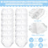 12 Packs Funtery Waterproof Plastic Pants for Toddlers Reusable Diaper Covers Unisex Baby Potty Training Underwear
