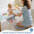 Elbow Set Roslim Bath Kneeler and Rest Pad - Quick Dry Soft Bath Mat Bundle - Non-Slip Durable Foam Kneeling Pads