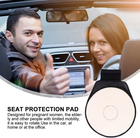 SUPVOX 360 Car Swivel Cushion - Car Seat Cover, Pad, Warmers, Rotation Disc, Office Chair Pad, Vehicle Seat Cushion Gel