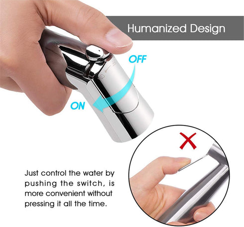 GORKEM Set Set) Handheld Bidet Sprayer for Toilet, Spray Attachment with Hose for Feminine Wash, Baby Cloth Diaper