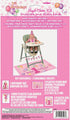 (1 Set) 1st First Birthday Pink Balloons High Chair Kit - | All-Inclusive Decor Bundle with Flag Banner, Floor Mat