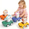 IOMDRWU Press to Go Car Toys for Toddlers 1-3, Animal Baby Cars, Push