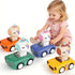 IOMDRWU Press to Go Car Toys for Toddlers 1-3, Animal Baby Cars, Push